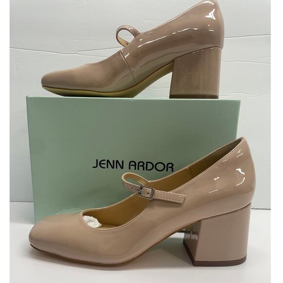 JENN ARDOR Women's Pumps Low Heel Dress Shoes Women Sz 7 Closed Toe Chunky - Picture 3 of 10